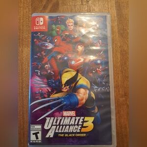 Nintendo switch game ultimate alliance 3 the black order.